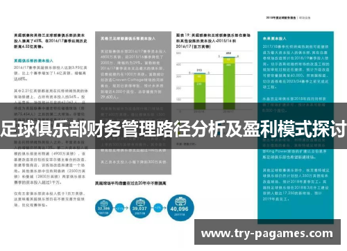 足球俱乐部财务管理路径分析及盈利模式探讨
